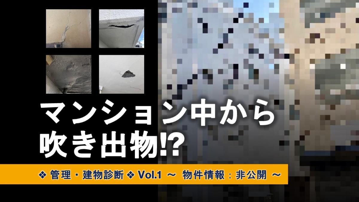 長期間の放置で、マンション中から吹き出物！？